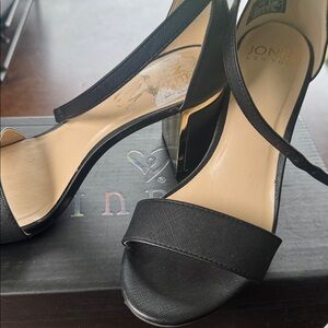 Jones New York Black Strappy Sandals